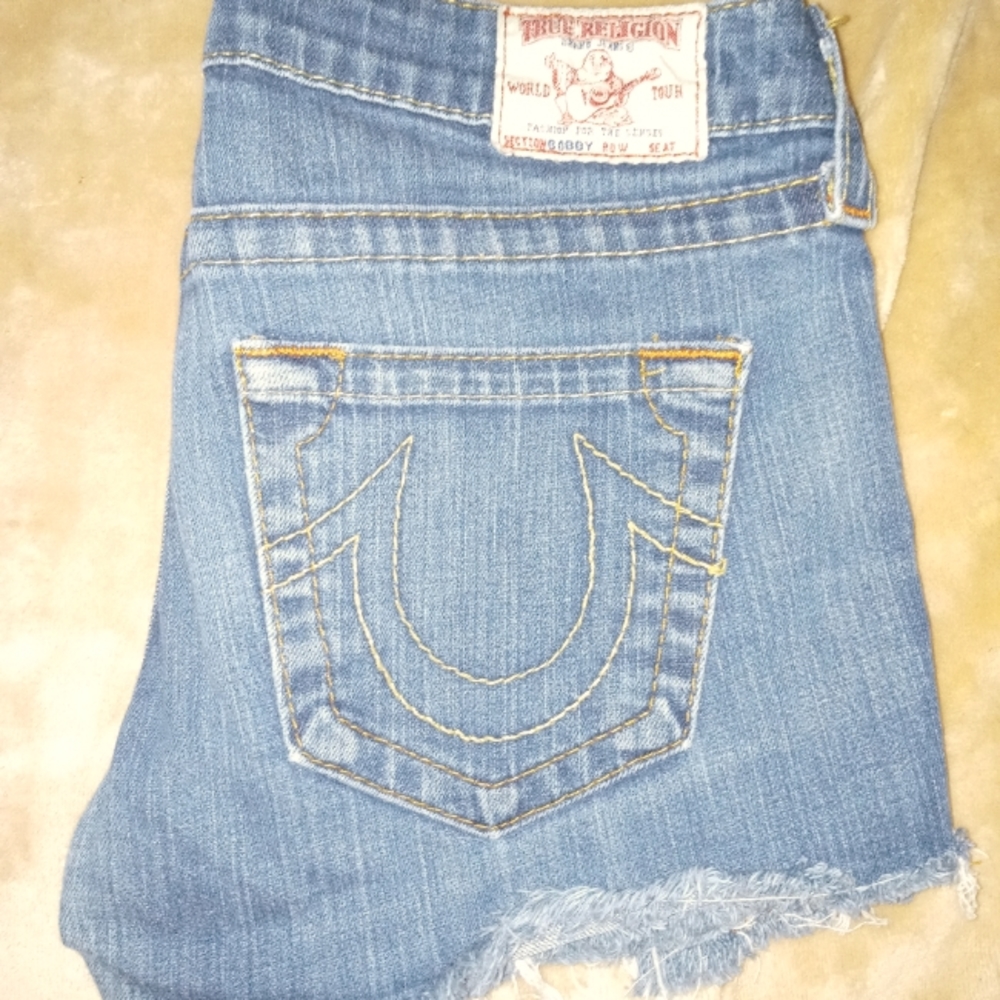 Vintage True Religion Bobby Cutoffs